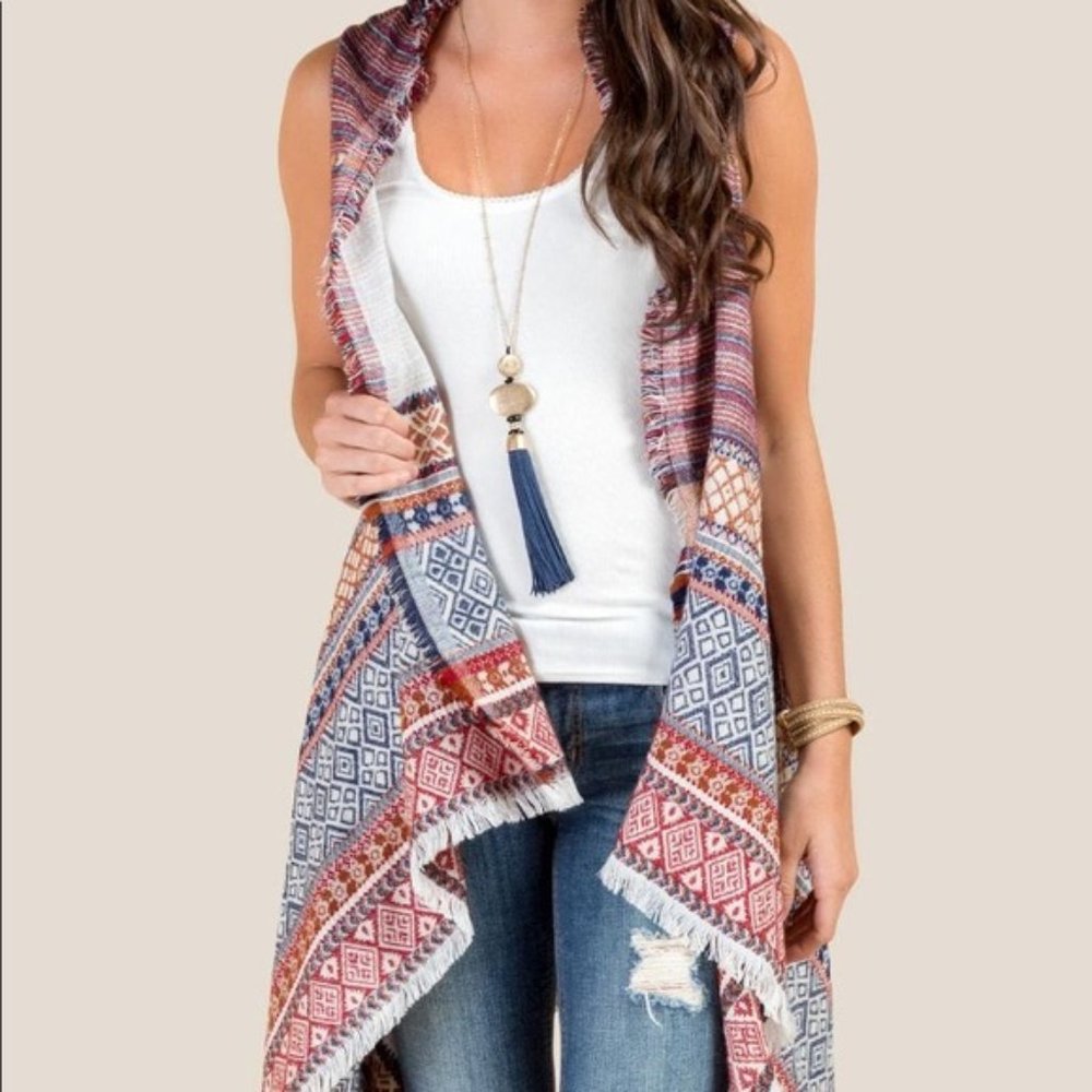 Francesca's Collections | Women's Boho Knit Vest